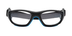 Matte Black/Cyan | Lens Type, Lens Color