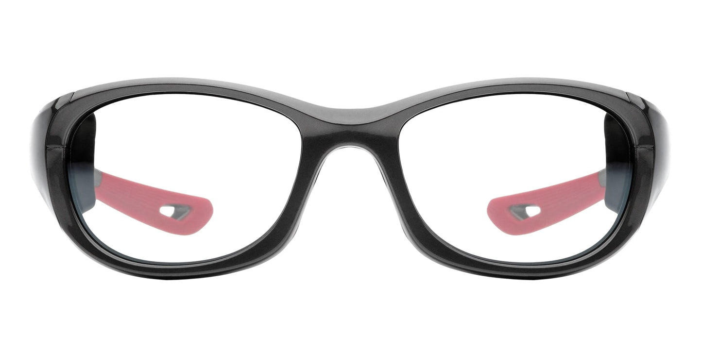 Shiny Gunmetal/Red | Lens Type, Lens Color