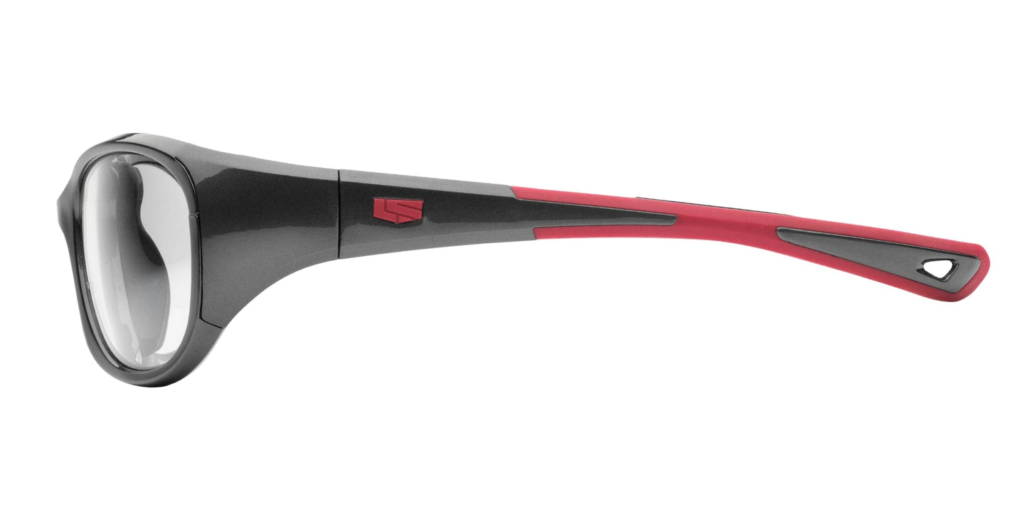 Shiny Gunmetal/Red | Prescription
