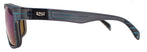 Translucent Grey/Cyan Stripe