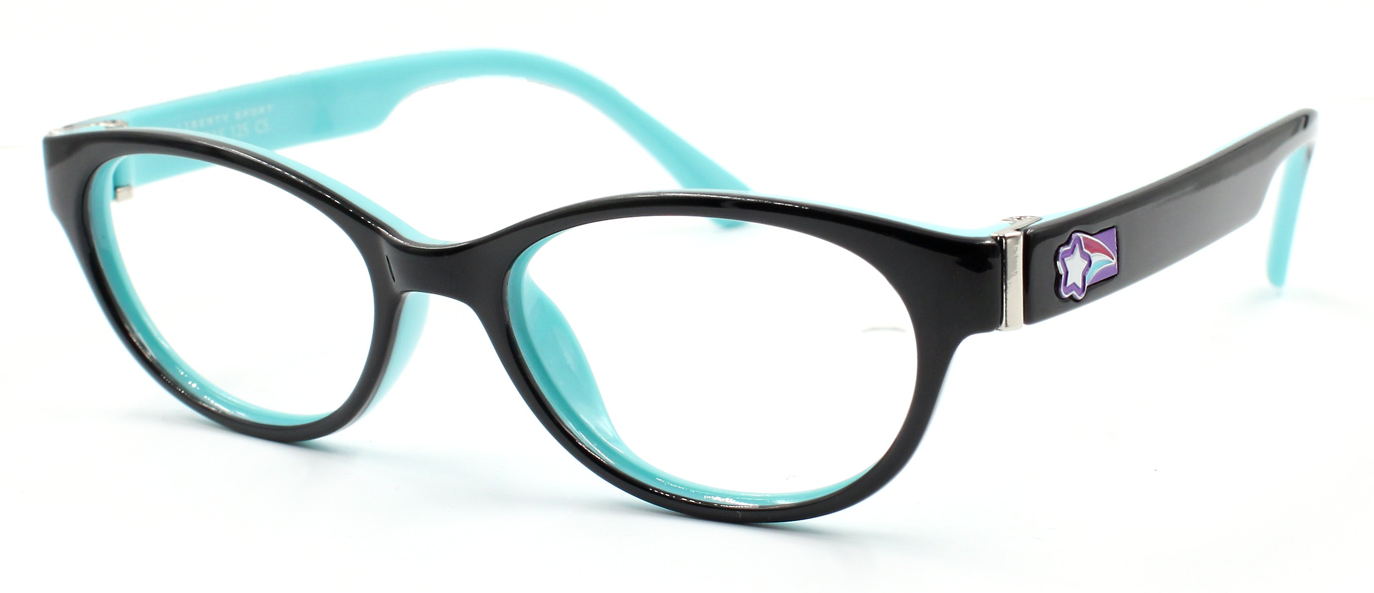 Shiny Black/Teal