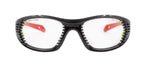 Shiny Black Speckled Red | Lens Type, Lens Color