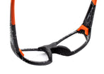Spotted Matte Black Orange