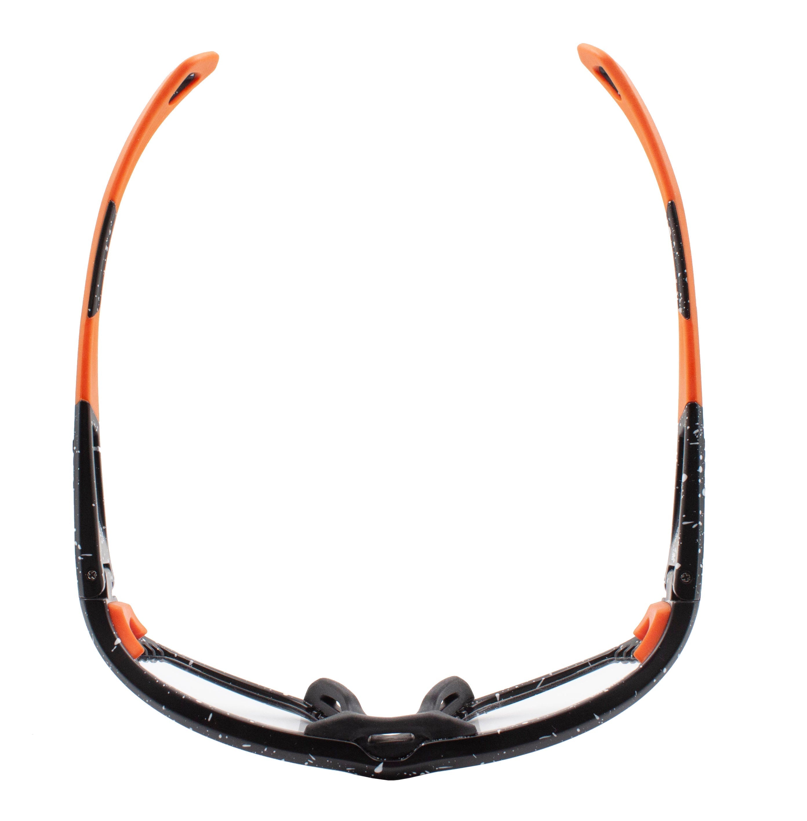 Spotted Matte Black Orange