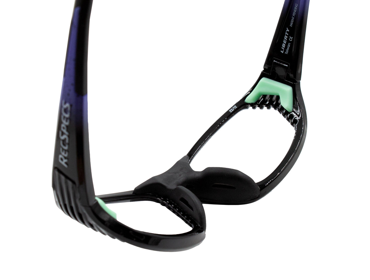 Shiny Black Purple Fade Speck