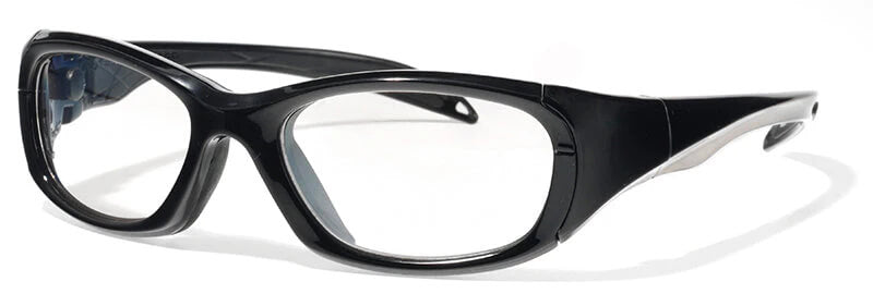 Shiny Black/Silver Stripe