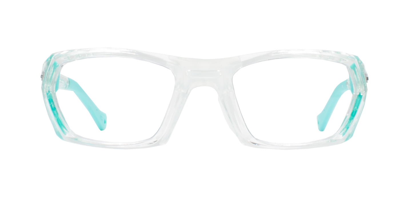 Shiny Clear/Turquoise