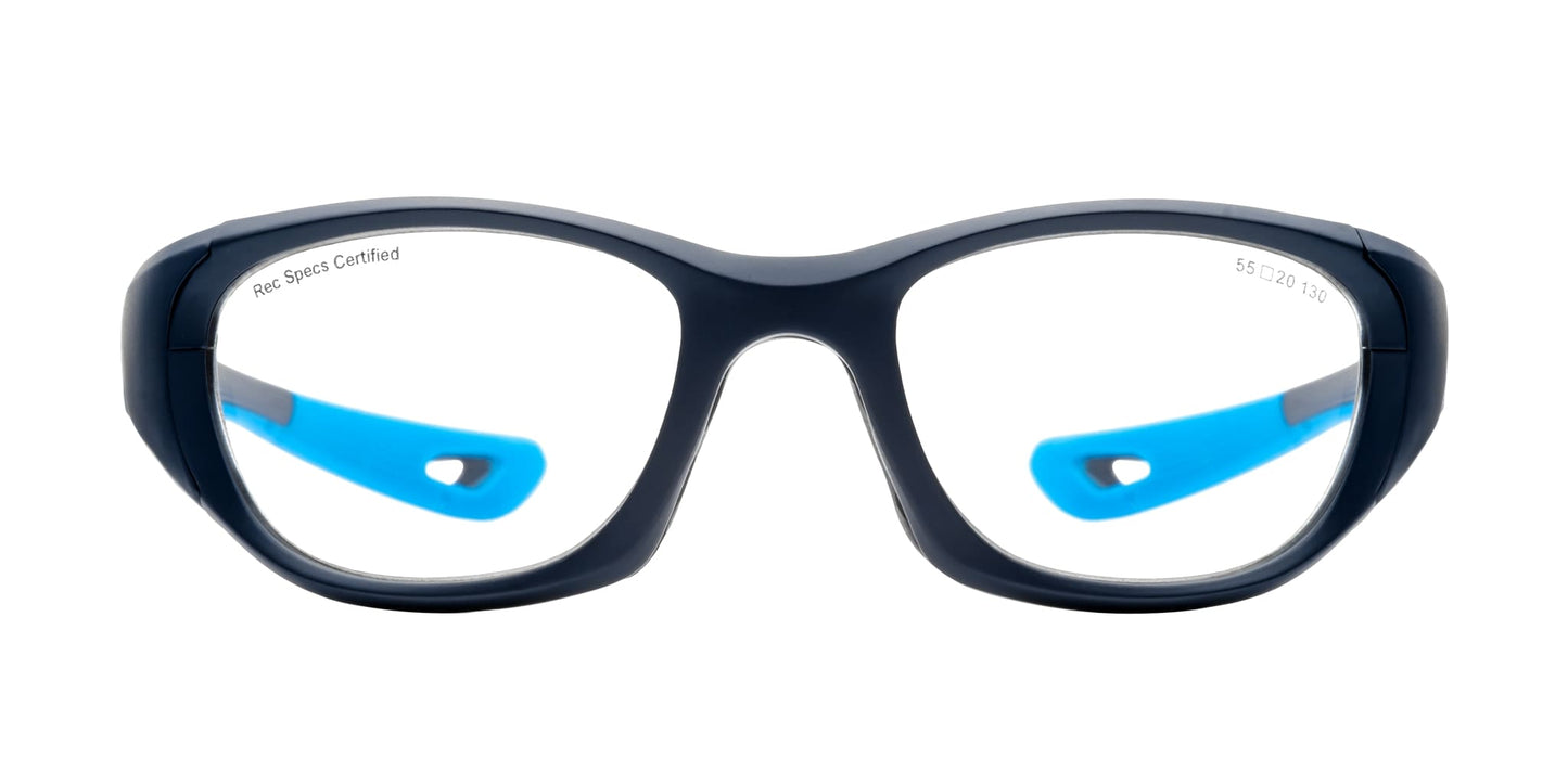 Matte Navy/Cyan | Lens Type, Lens Color