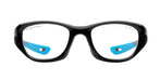 Shiny Black/Cyan | Lens Type, Lens Color