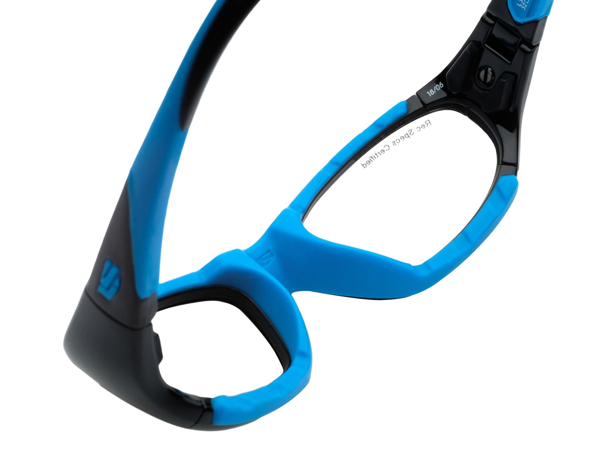 protective sports goggles Rec Specs RS-40 Matte Black/Cyan / Average (52)
