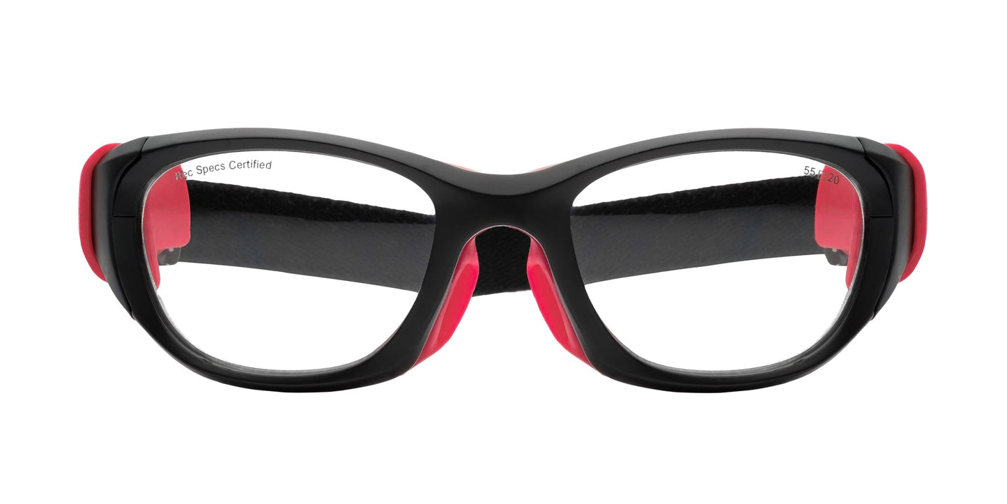 Matte Black/Red | Lens Type, Lens Color