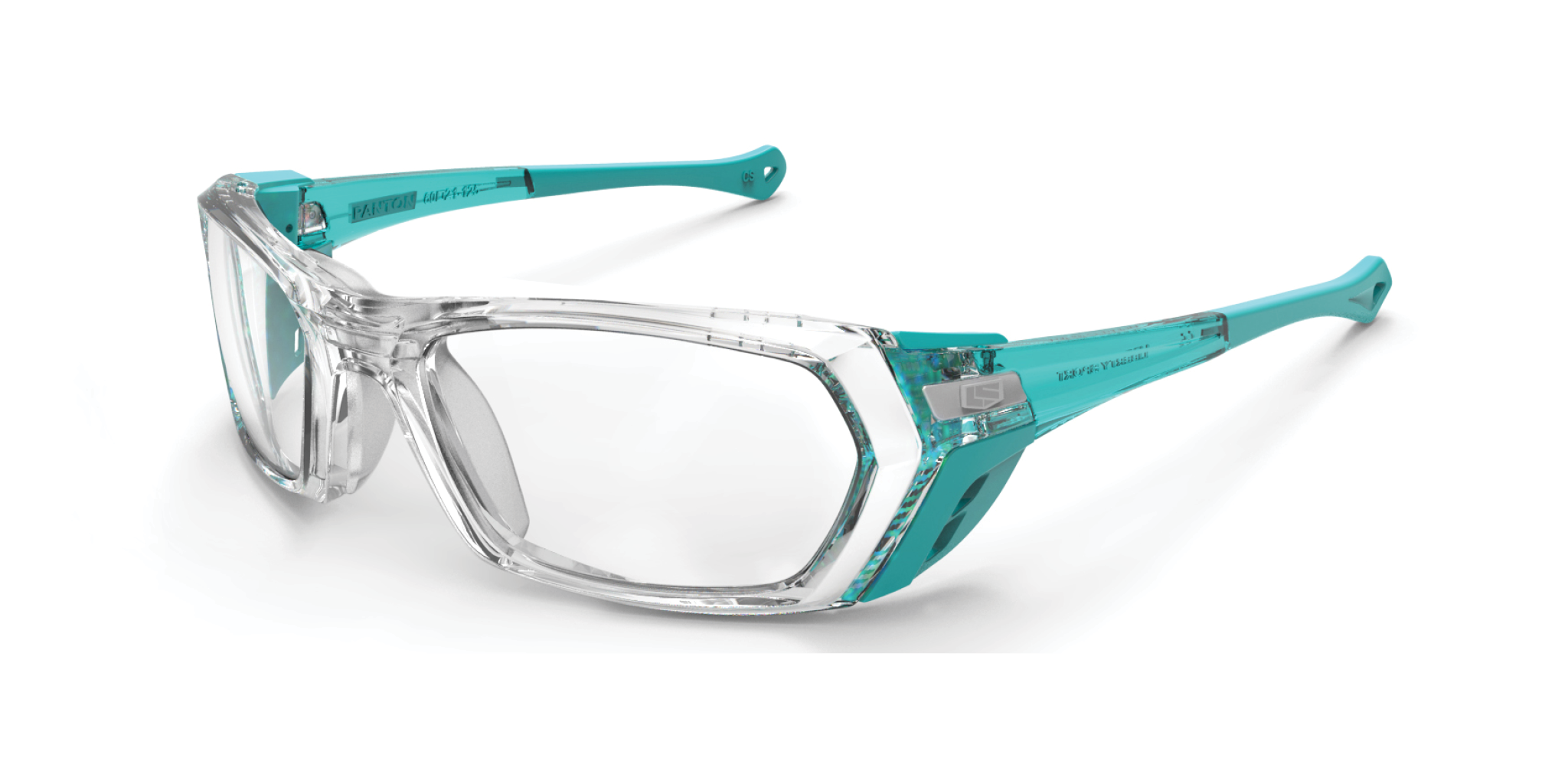 Shiny Clear/Turquoise