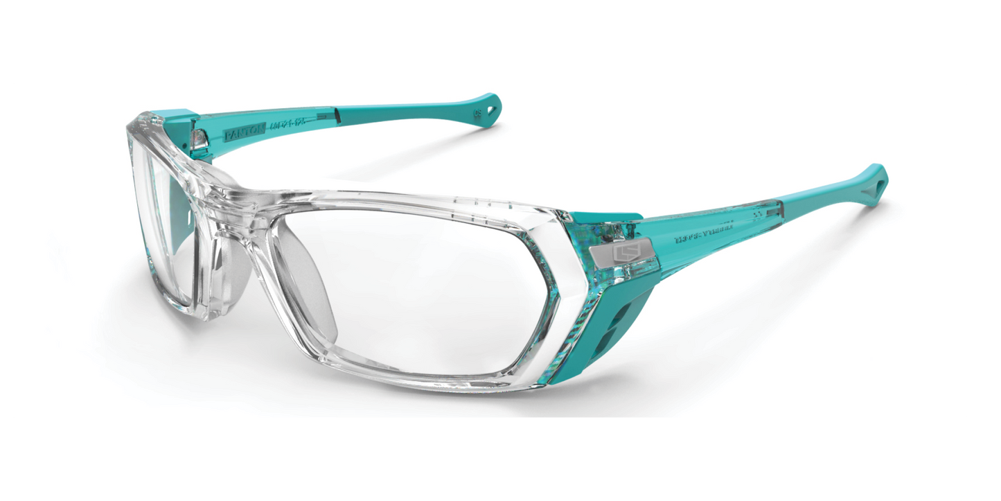 Shiny Clear/Turquoise