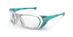Shiny Clear/Turquoise