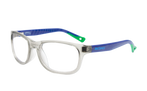 Shiny Translucent Light Gray Blue
