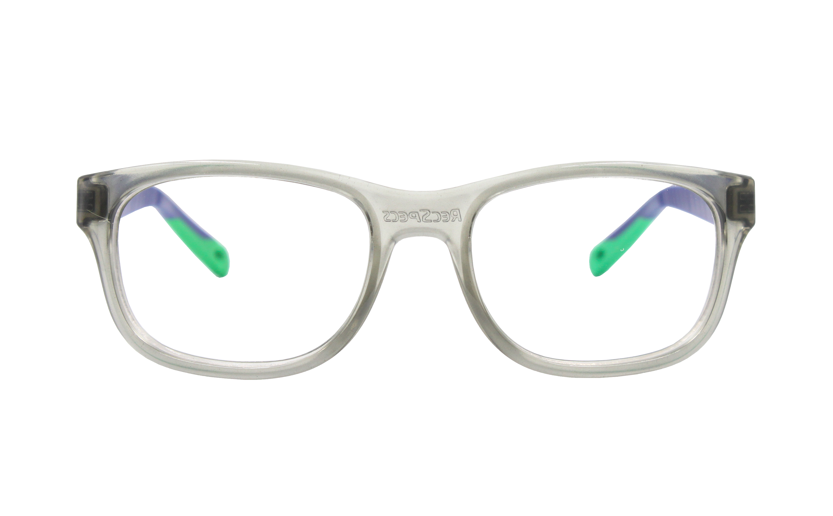 Shiny Translucent Light Gray Blue