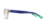 Shiny Translucent Light Gray Blue