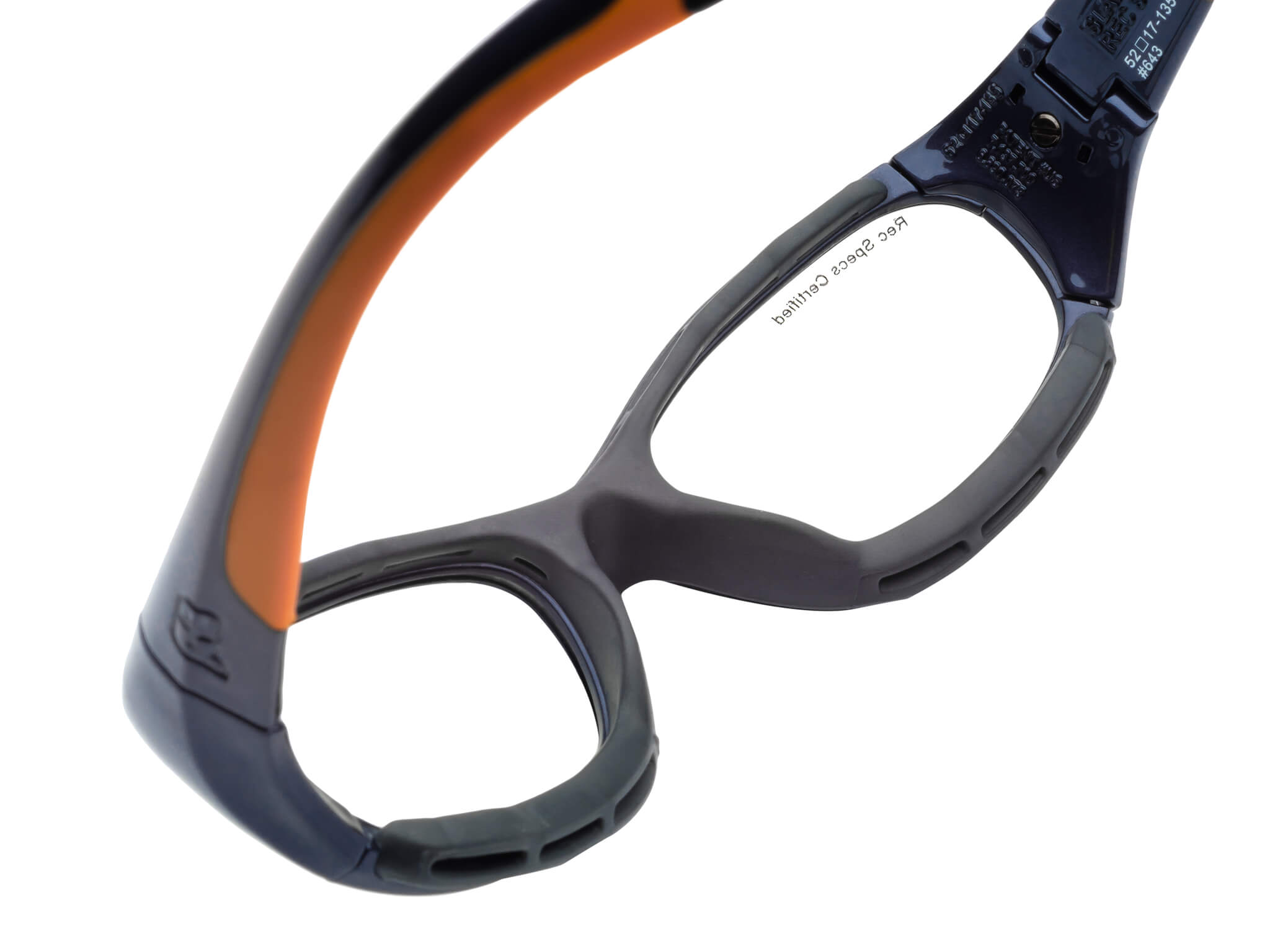 Navy Blue/Orange