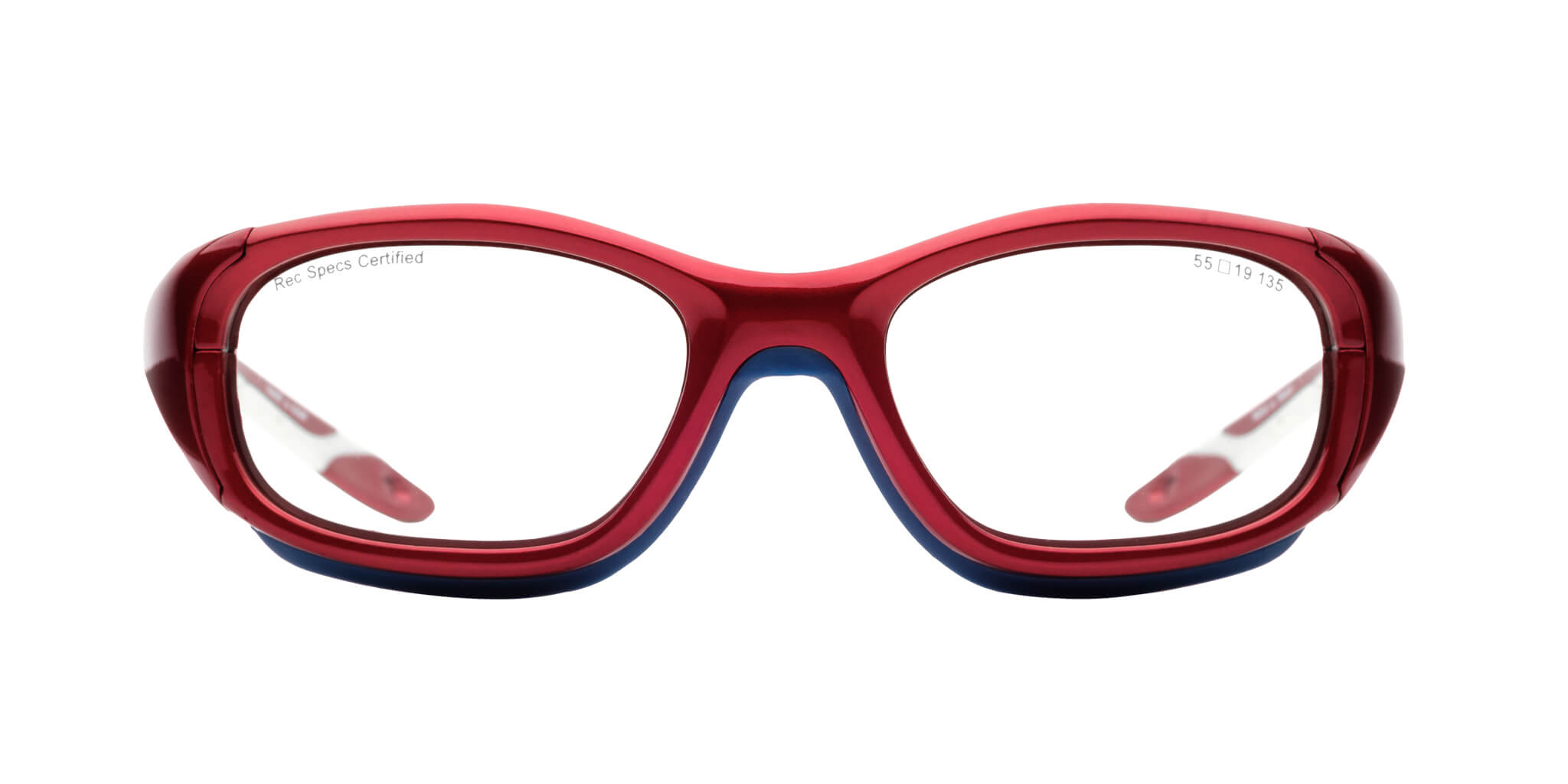 Shiny Crimson/White | Lens Type, Lens Color