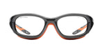 Shiny Grey/Orange | Lens Type, Lens Color