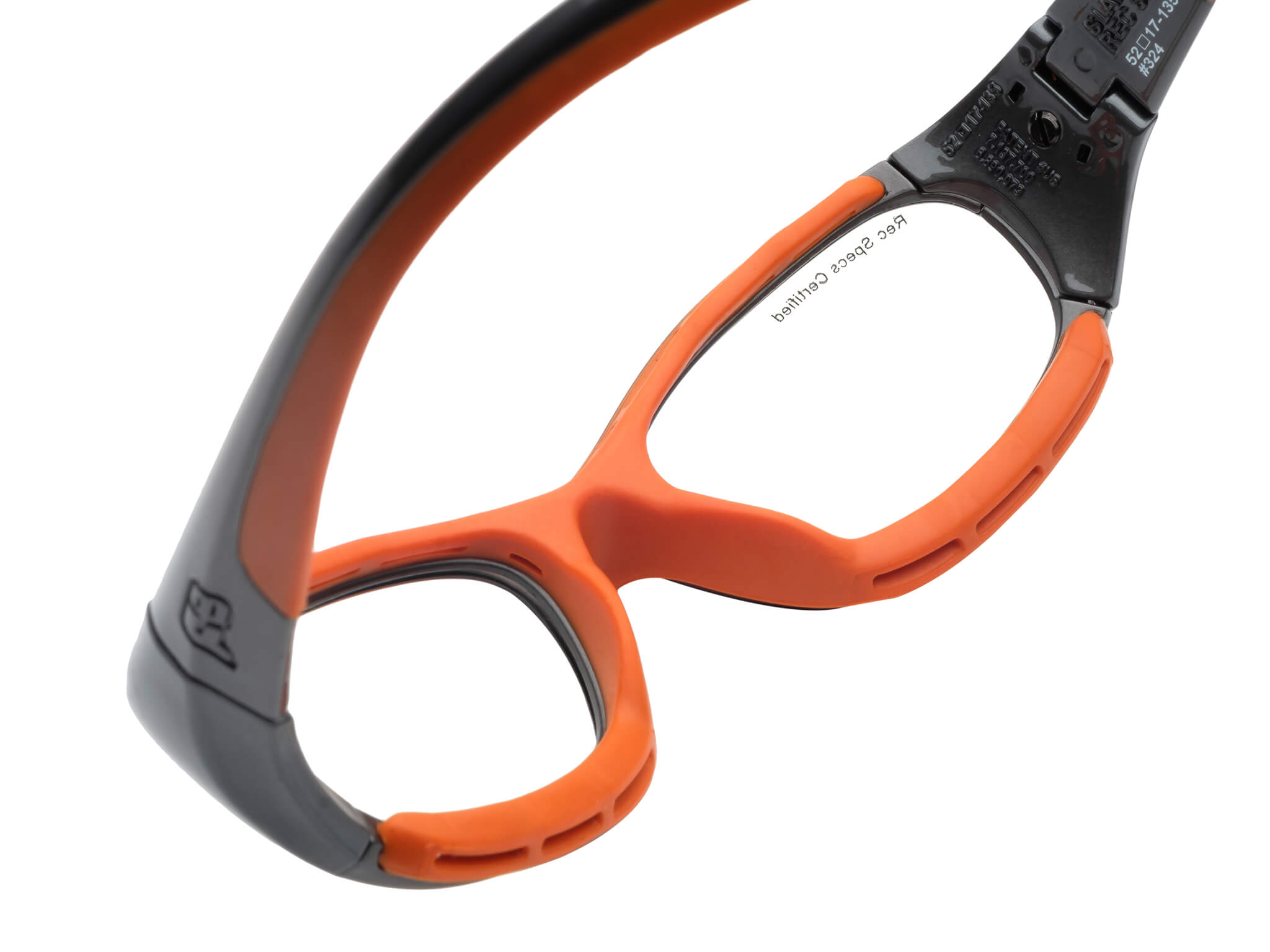 Shiny Grey/Orange