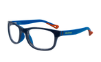 Shiny Navy Blue Orange