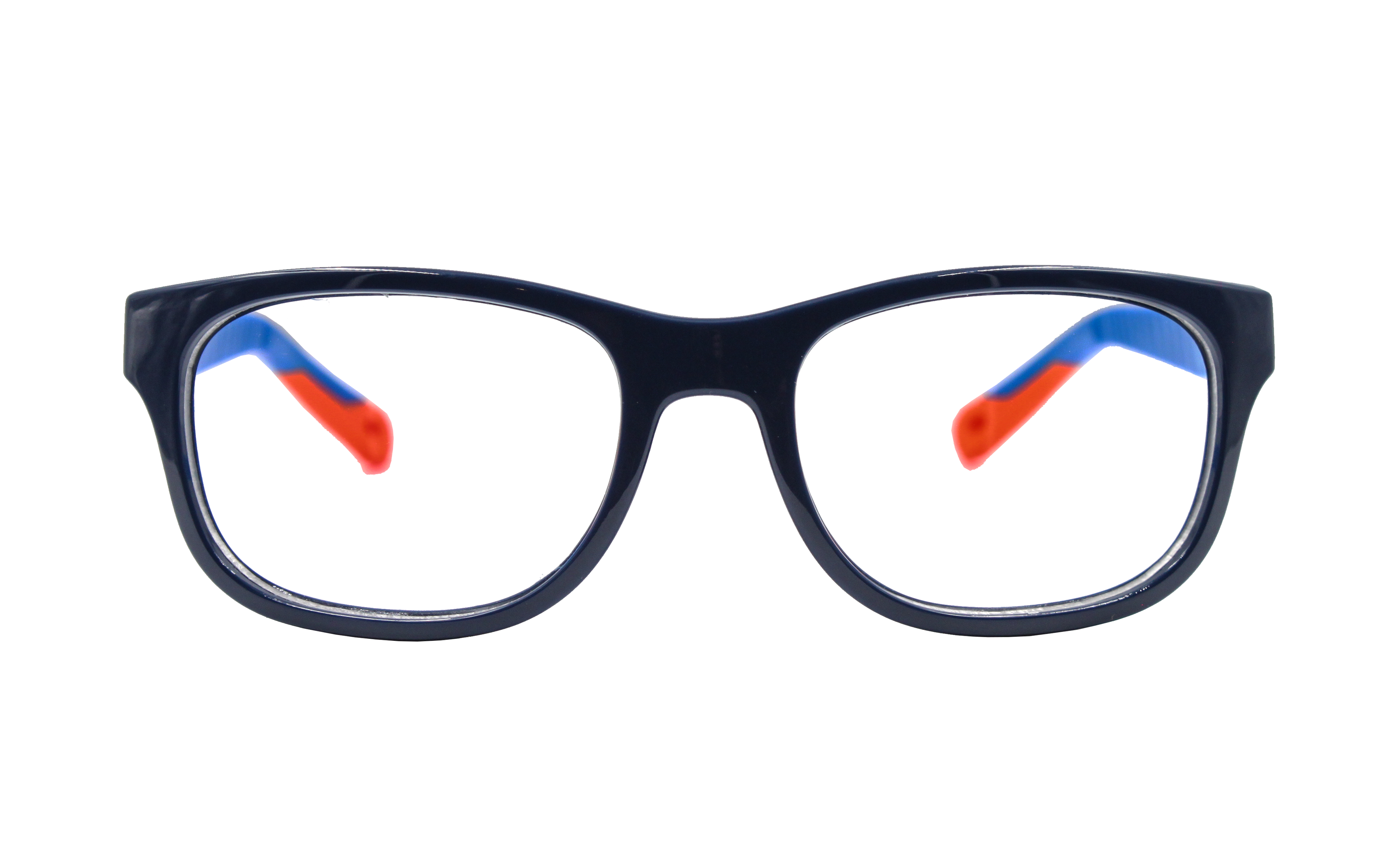 Shiny Navy Blue Orange