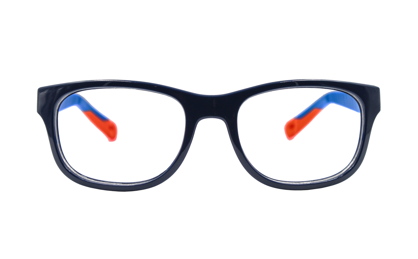 Shiny Navy Blue Orange