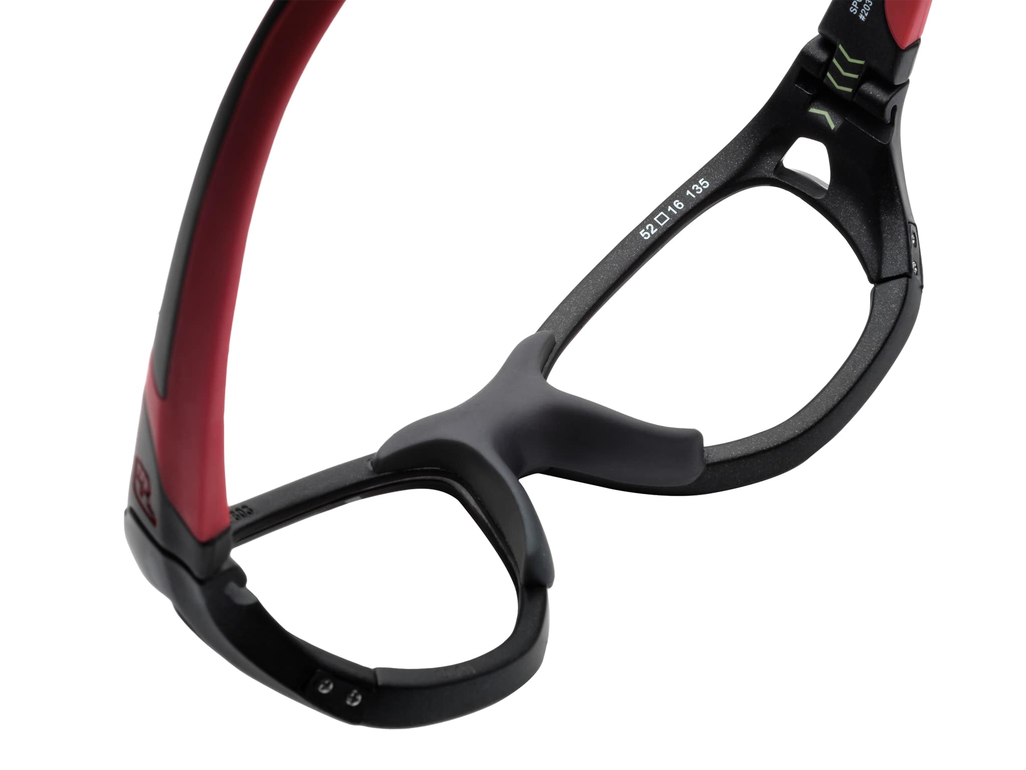 Matte Black/Red