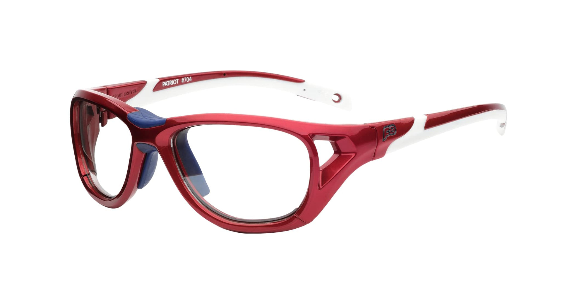 Rec Specs Sport Shift Shiny Crimson/White / Wide (57)
