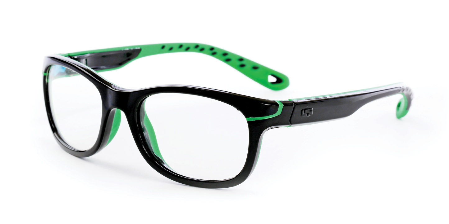 Shiny Black/Green